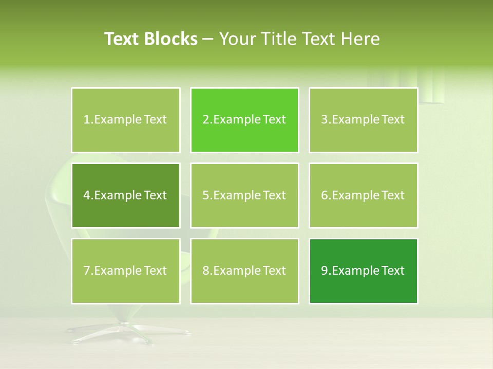 Interior Design Sofa PowerPoint Template
