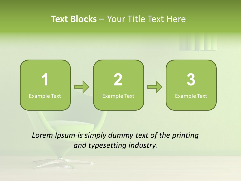 Interior Design Sofa PowerPoint Template