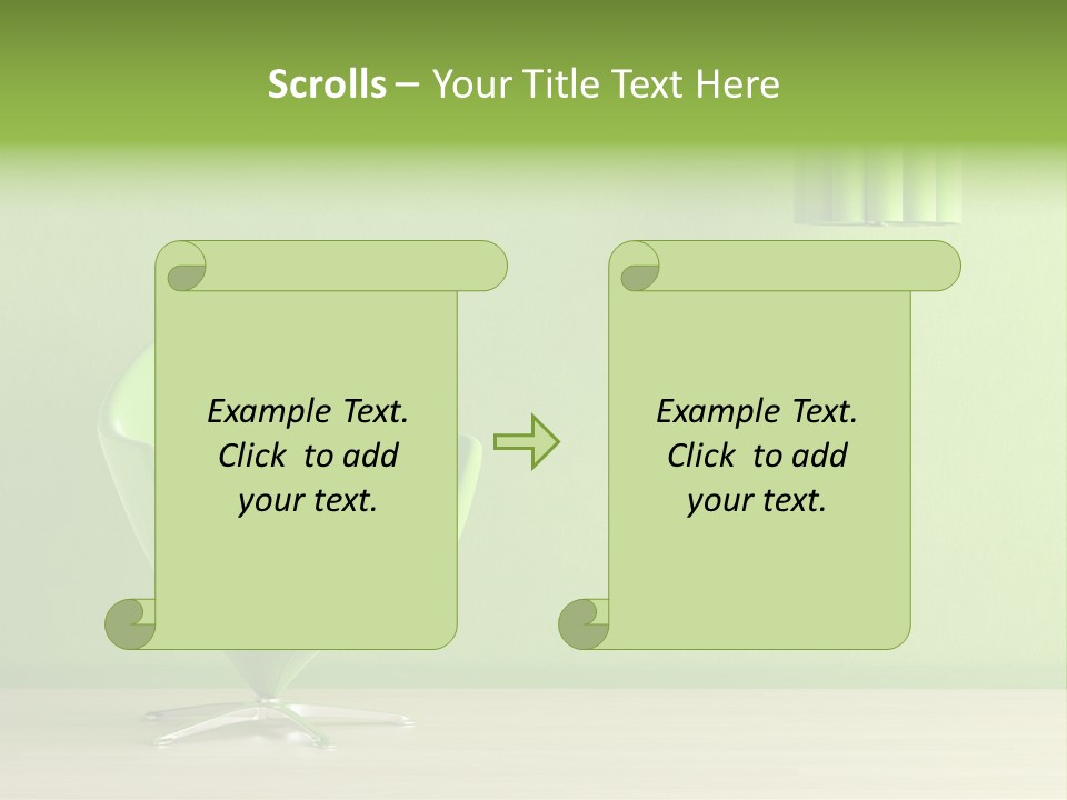 Interior Design Sofa PowerPoint Template
