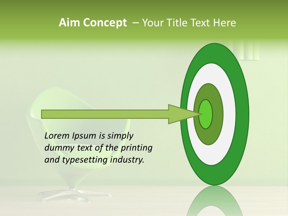 Interior Design Sofa PowerPoint Template