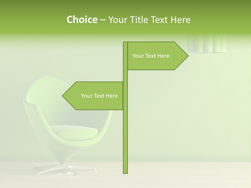 Interior Design Sofa PowerPoint Template