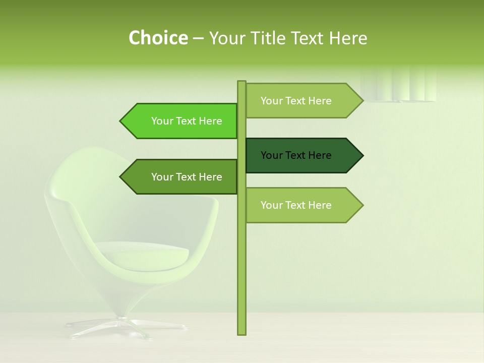 Interior Design Sofa PowerPoint Template