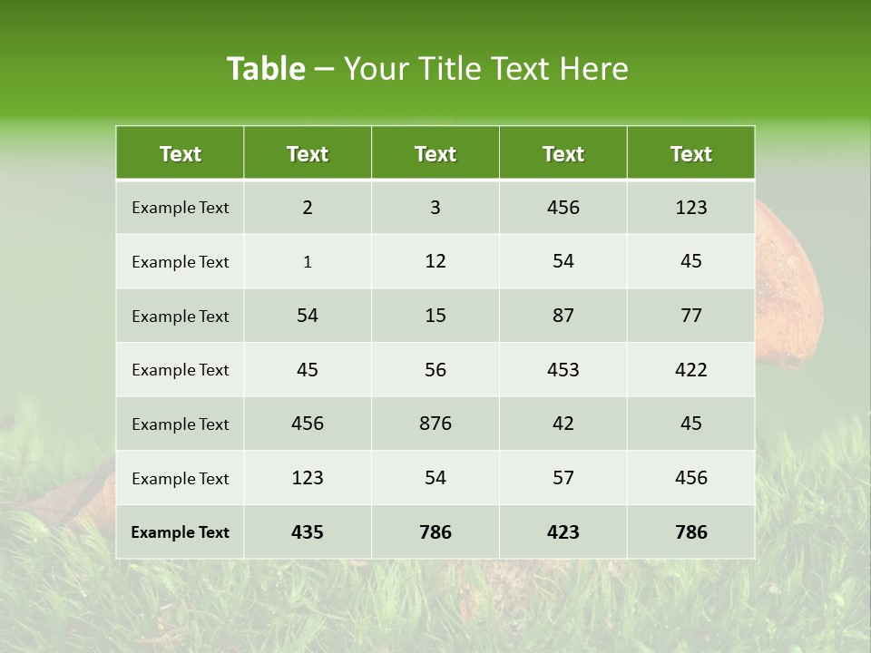 Mushrooms PowerPoint Template
