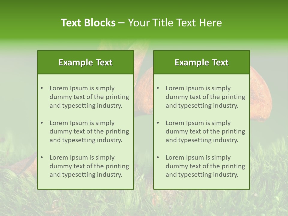 Mushrooms PowerPoint Template