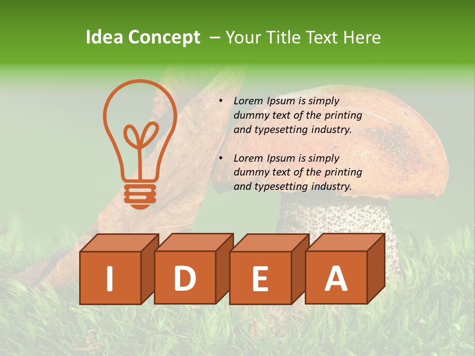 Mushrooms PowerPoint Template