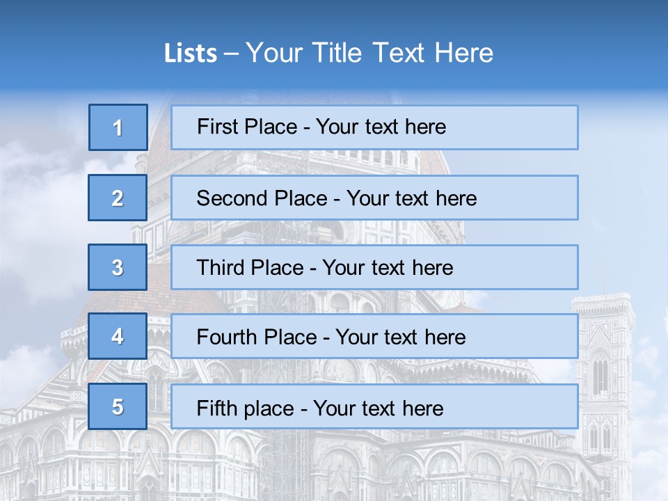 Santa Maria Del Fiore Florence PowerPoint Template