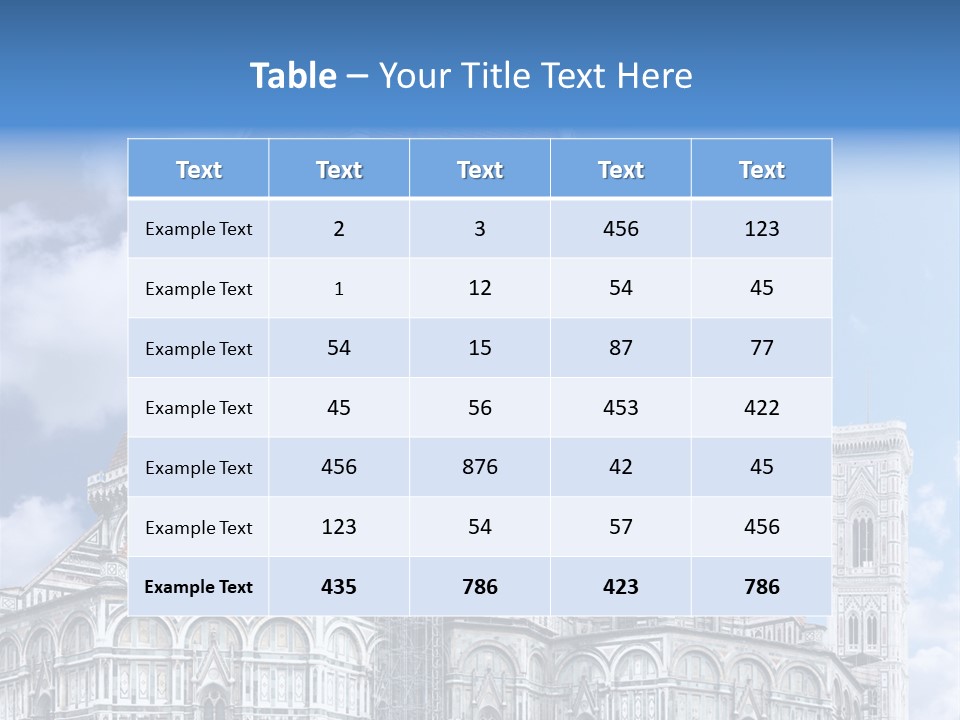 Santa Maria Del Fiore Florence PowerPoint Template