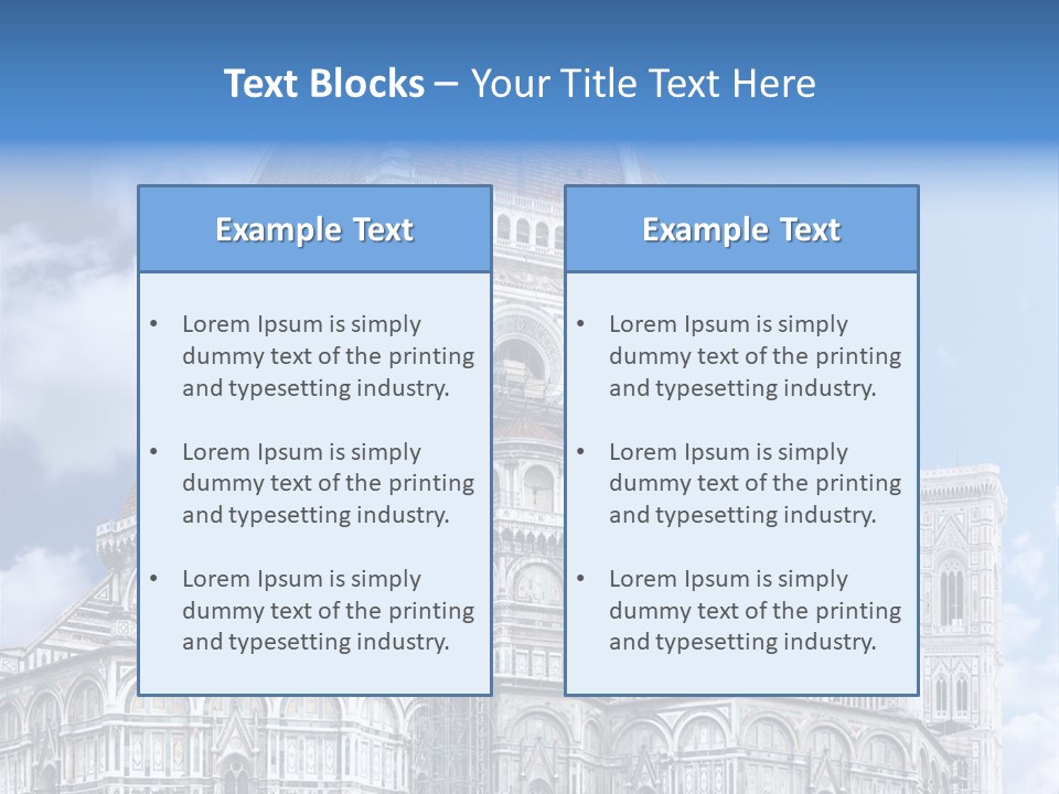 Santa Maria Del Fiore Florence PowerPoint Template