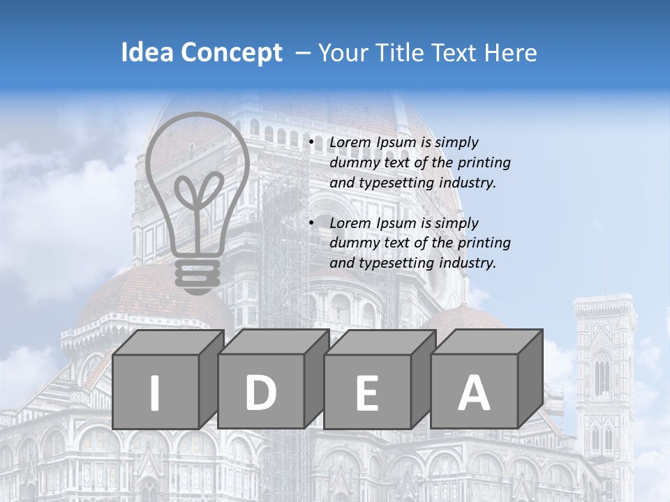 Santa Maria Del Fiore Florence PowerPoint Template