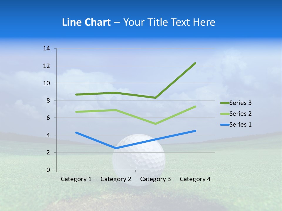 Gear Success Golfer PowerPoint Template