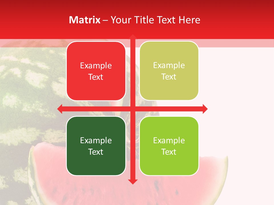 Watermelon Stock PowerPoint Template