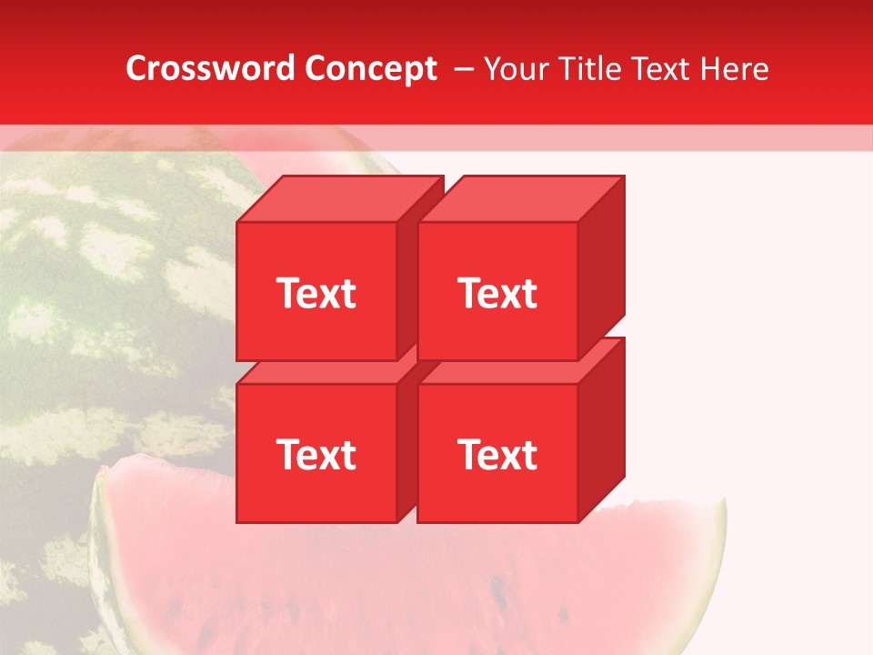 Watermelon Stock PowerPoint Template
