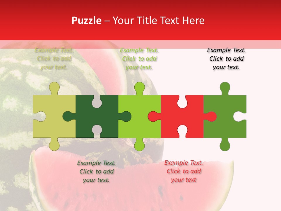 Watermelon Stock PowerPoint Template