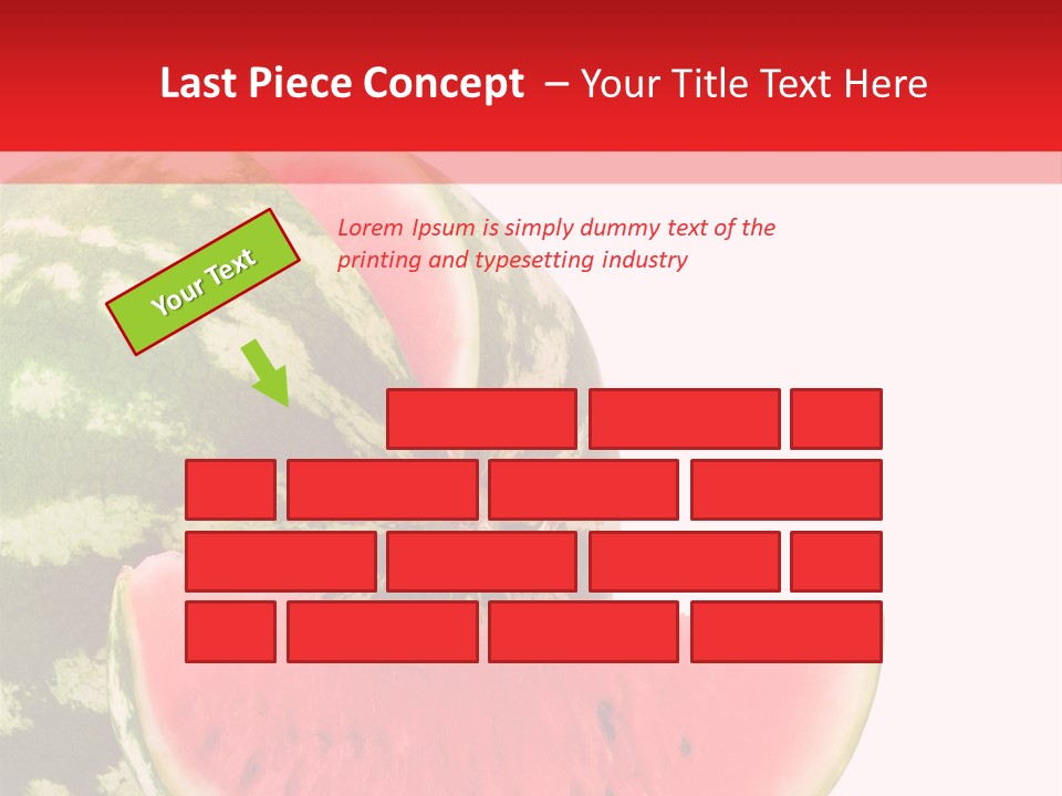 Watermelon Stock PowerPoint Template