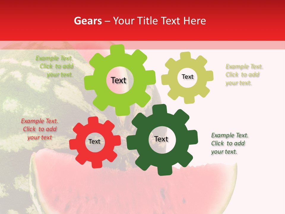 Watermelon Stock PowerPoint Template