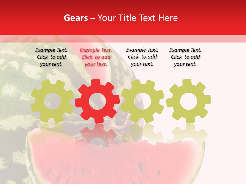 Watermelon Stock PowerPoint Template