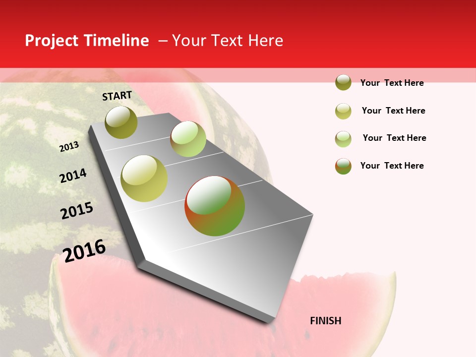 Watermelon Stock PowerPoint Template