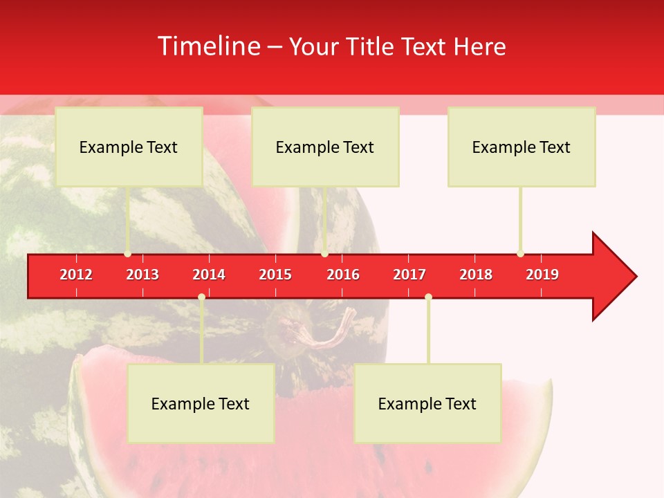 Watermelon Stock PowerPoint Template