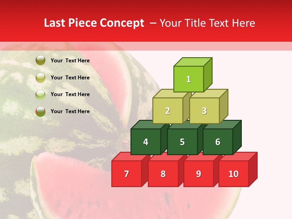 Watermelon Stock PowerPoint Template