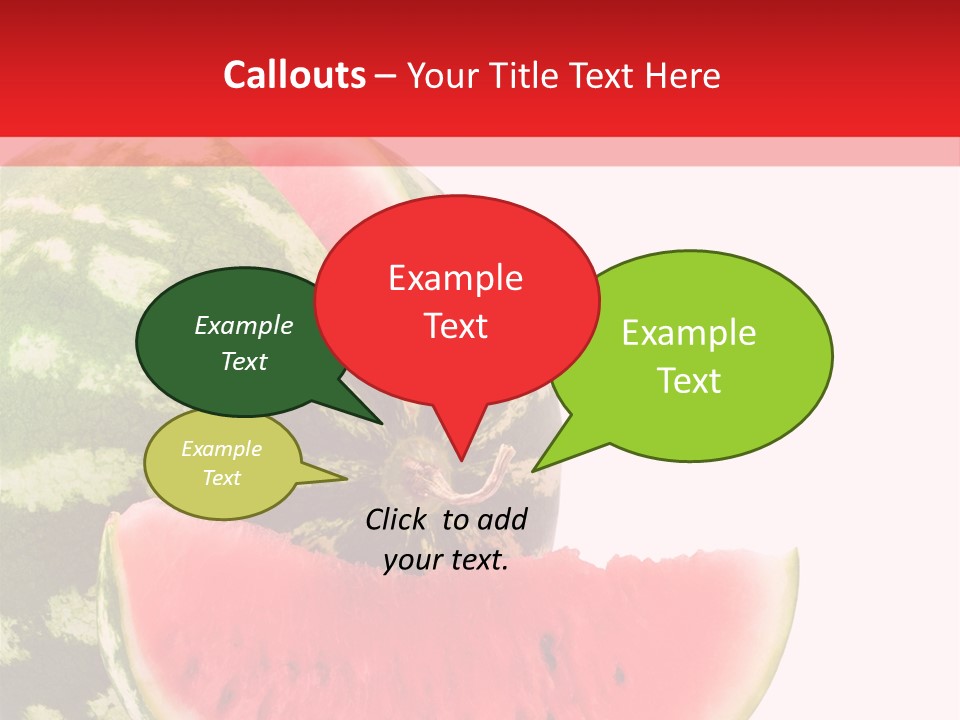 Watermelon Stock PowerPoint Template