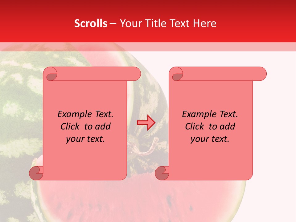 Watermelon Stock PowerPoint Template