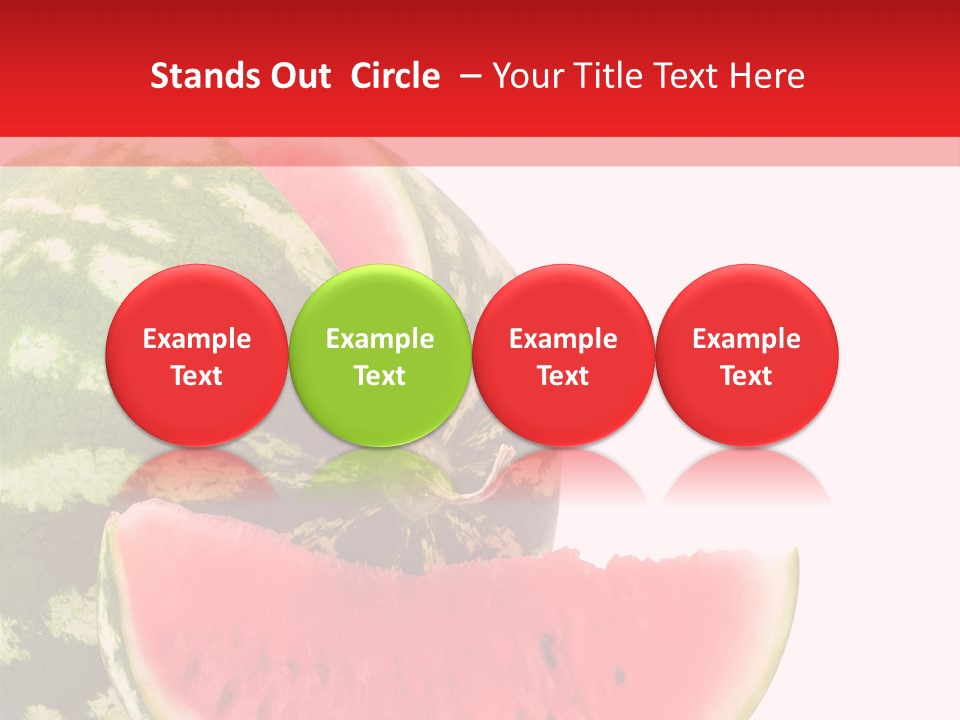 Watermelon Stock PowerPoint Template