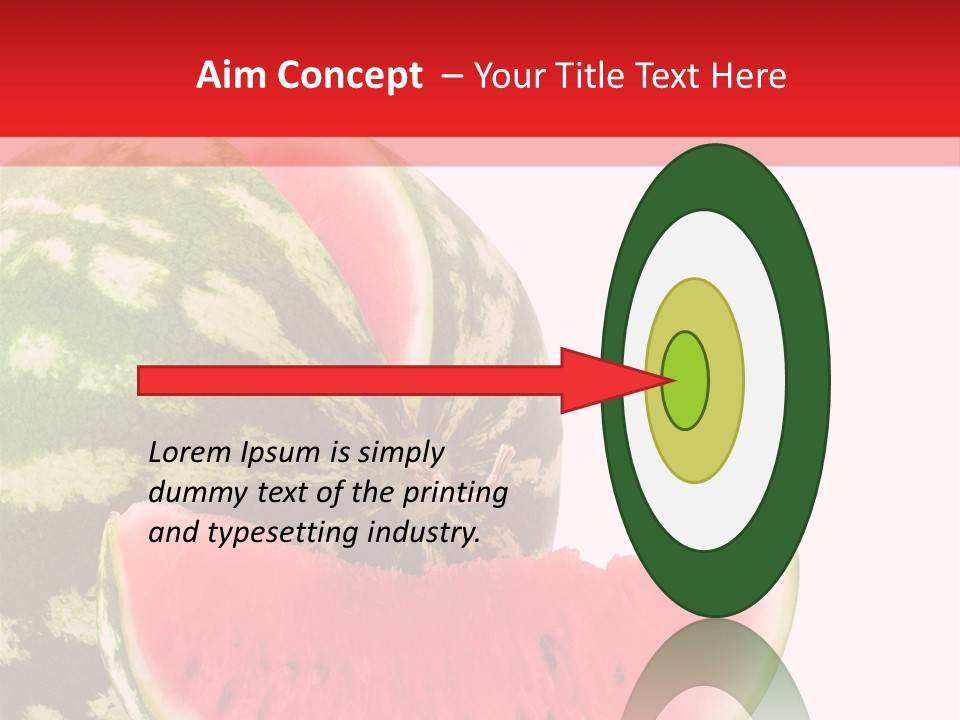 Watermelon Stock PowerPoint Template