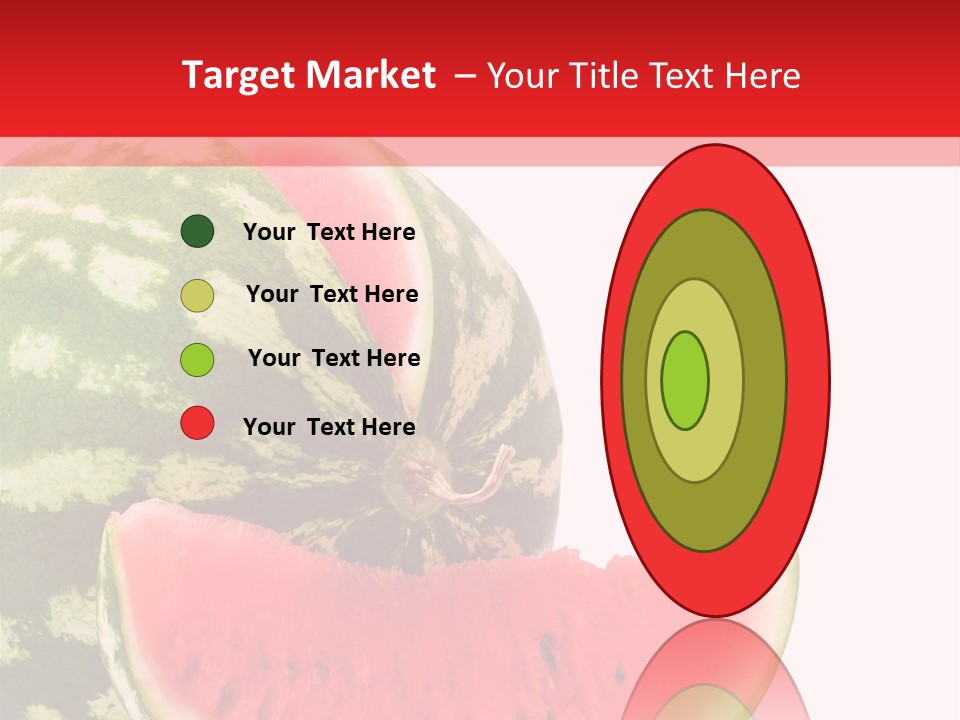 Watermelon Stock PowerPoint Template