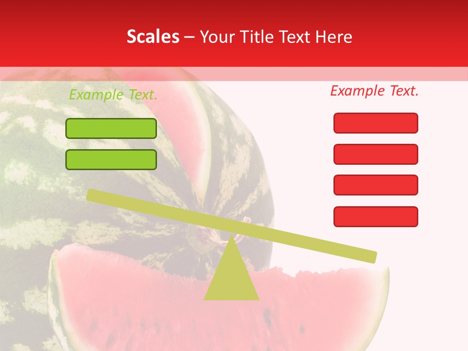 Watermelon Stock PowerPoint Template