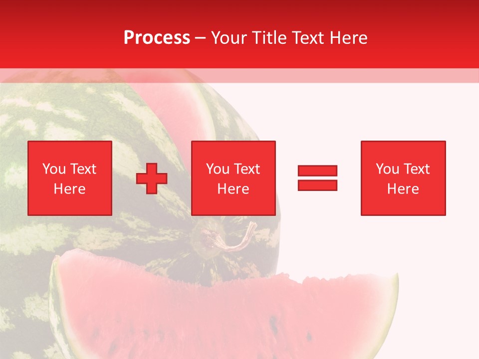Watermelon Stock PowerPoint Template