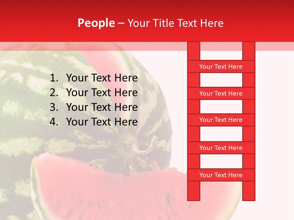 Watermelon Stock PowerPoint Template