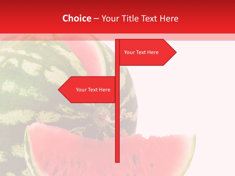 Watermelon Stock PowerPoint Template
