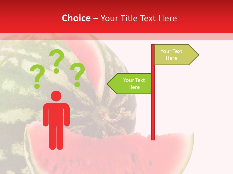 Watermelon Stock PowerPoint Template