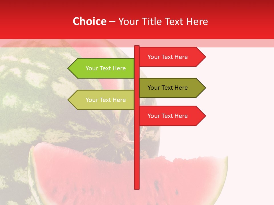 Watermelon Stock PowerPoint Template