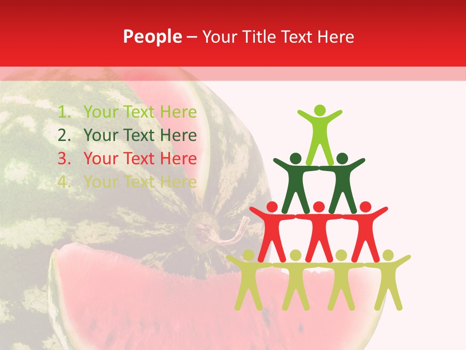 Watermelon Stock PowerPoint Template