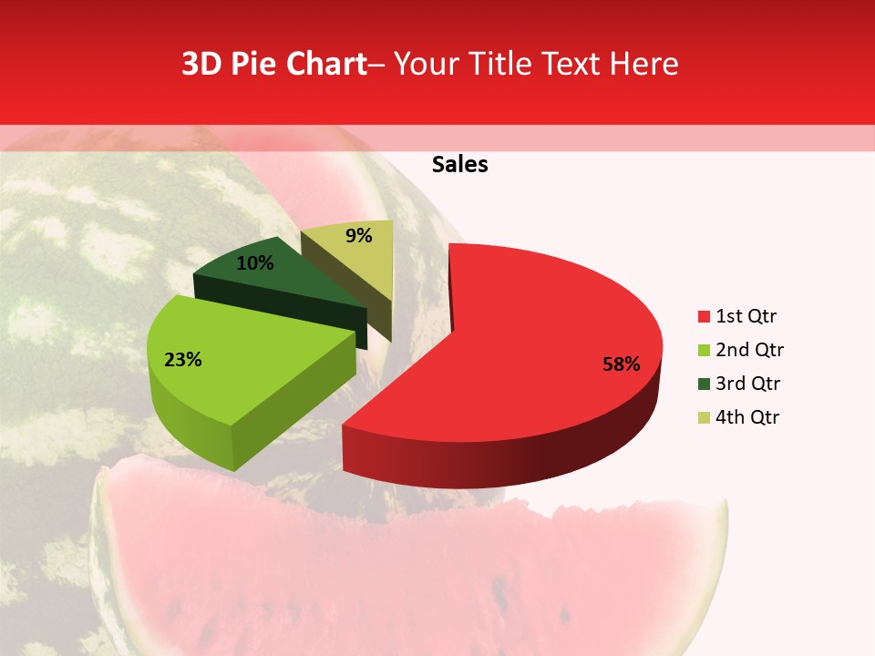 Watermelon Stock PowerPoint Template