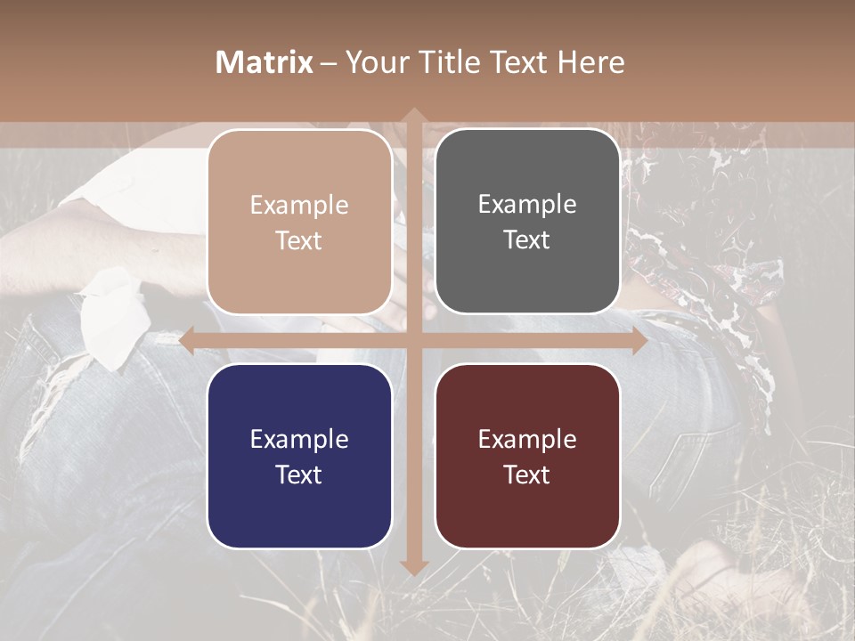 Hippie Couple PowerPoint Template