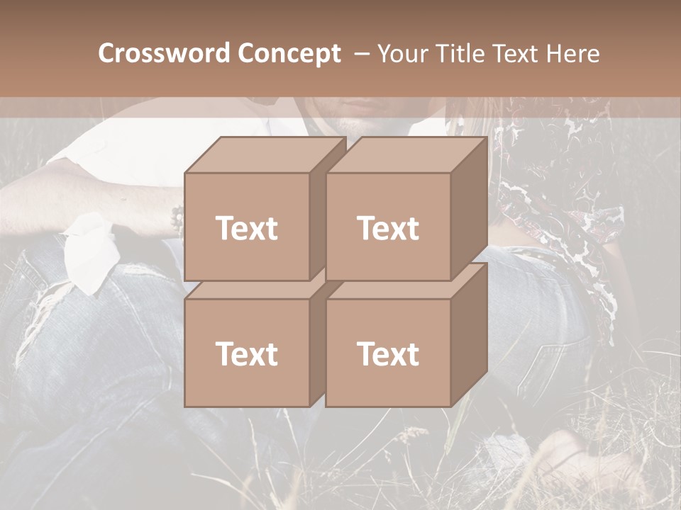 Hippie Couple PowerPoint Template