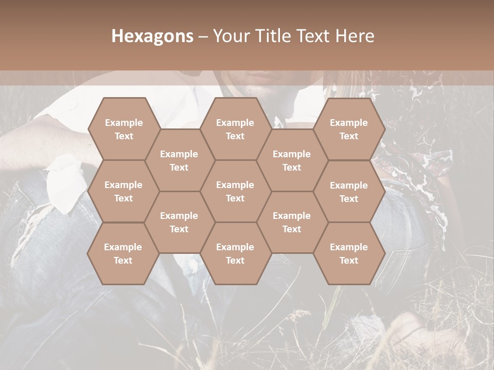 Hippie Couple PowerPoint Template