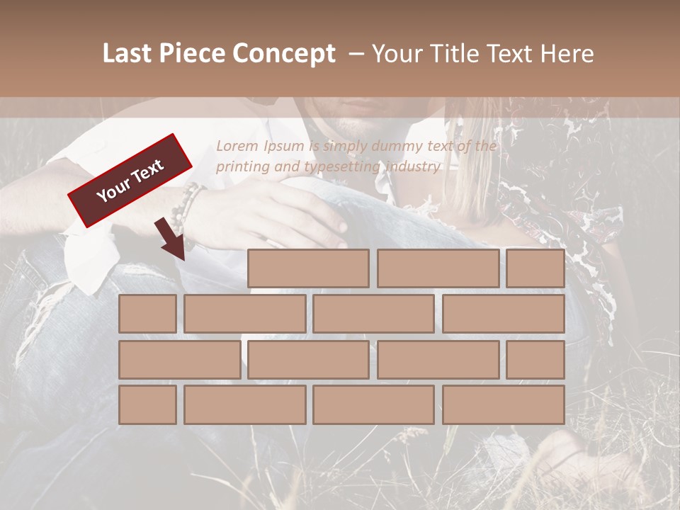 Hippie Couple PowerPoint Template