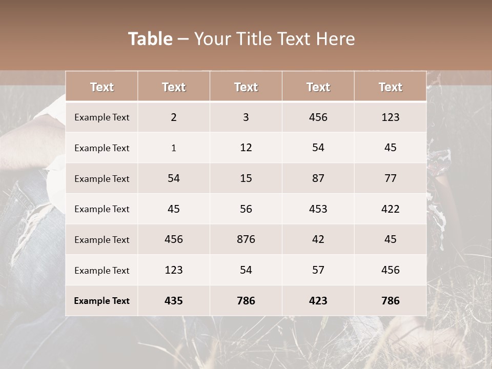 Hippie Couple PowerPoint Template