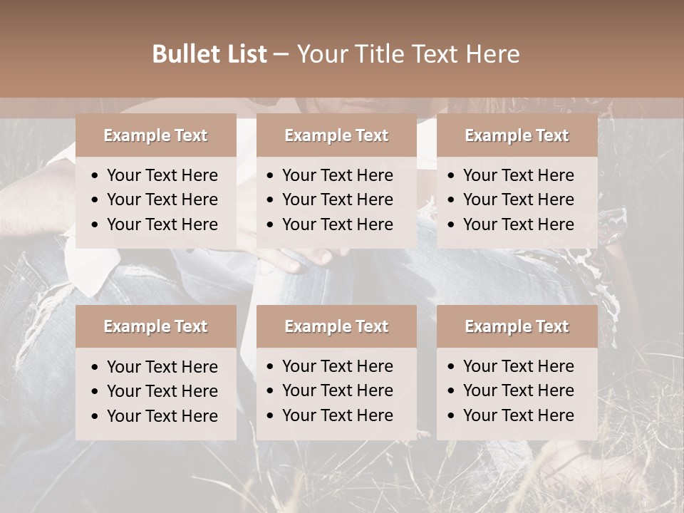 Hippie Couple PowerPoint Template