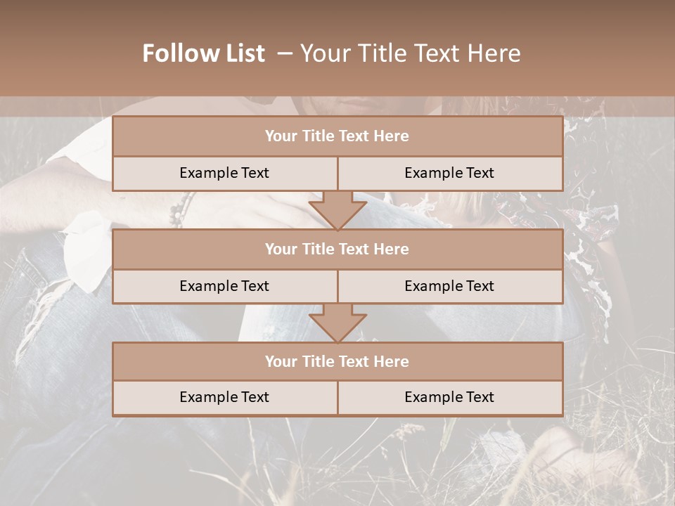 Hippie Couple PowerPoint Template