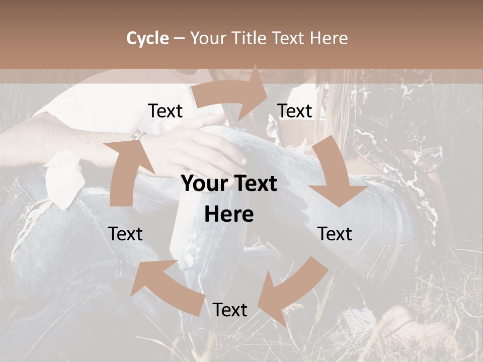 Hippie Couple PowerPoint Template