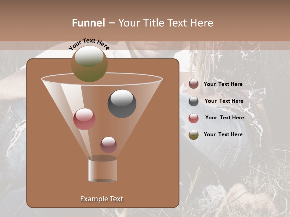 Hippie Couple PowerPoint Template