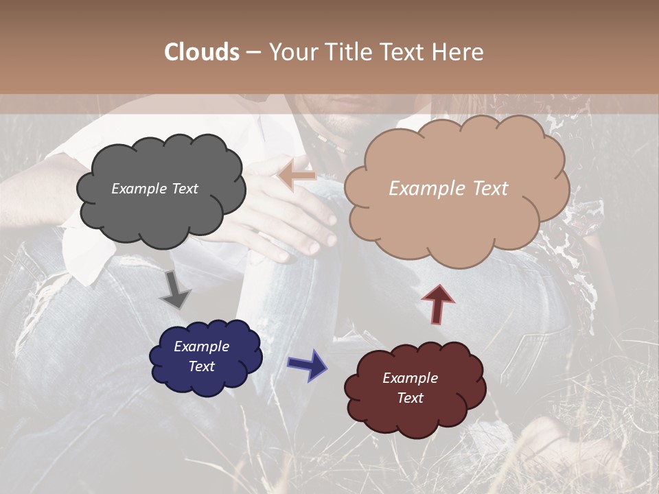 Hippie Couple PowerPoint Template