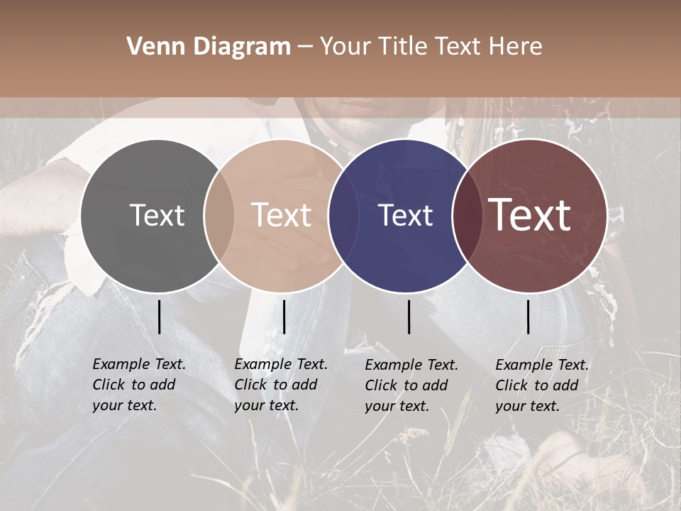 Hippie Couple PowerPoint Template