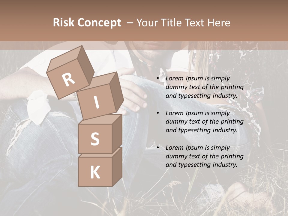 Hippie Couple PowerPoint Template