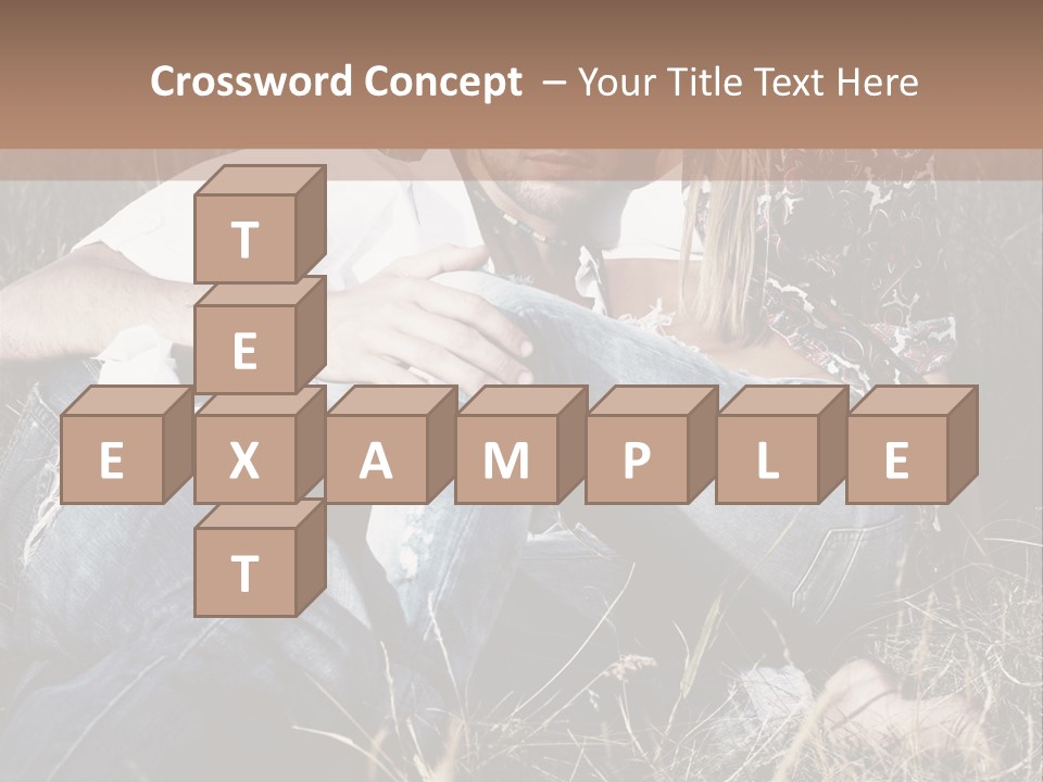 Hippie Couple PowerPoint Template