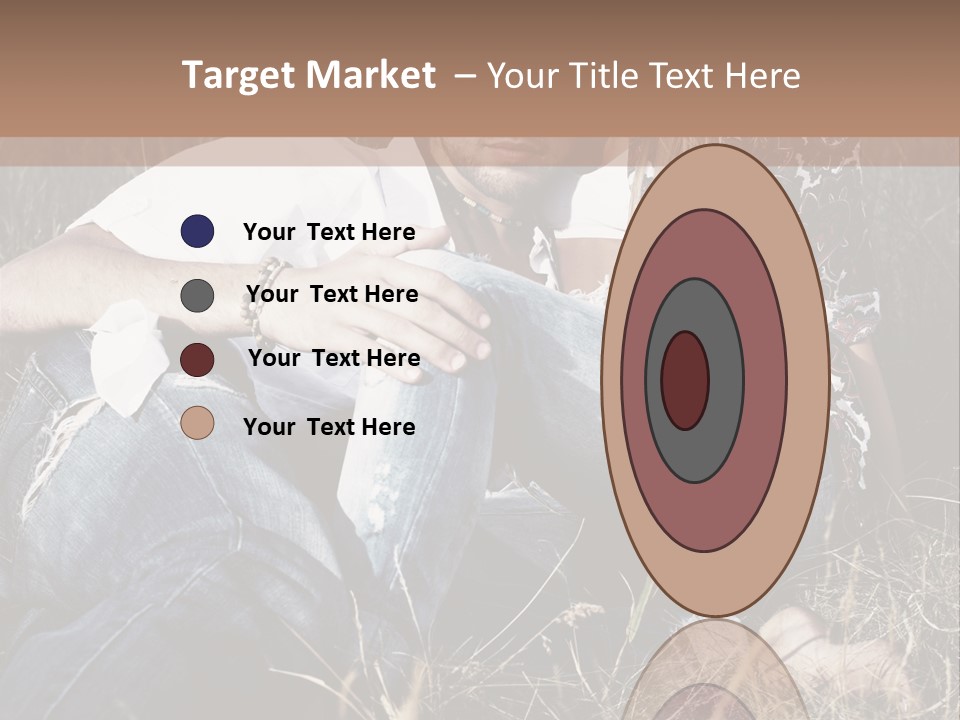 Hippie Couple PowerPoint Template